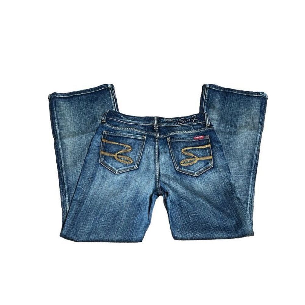 Seven7 Denim Jeans Flare Leg Jeans Size 8